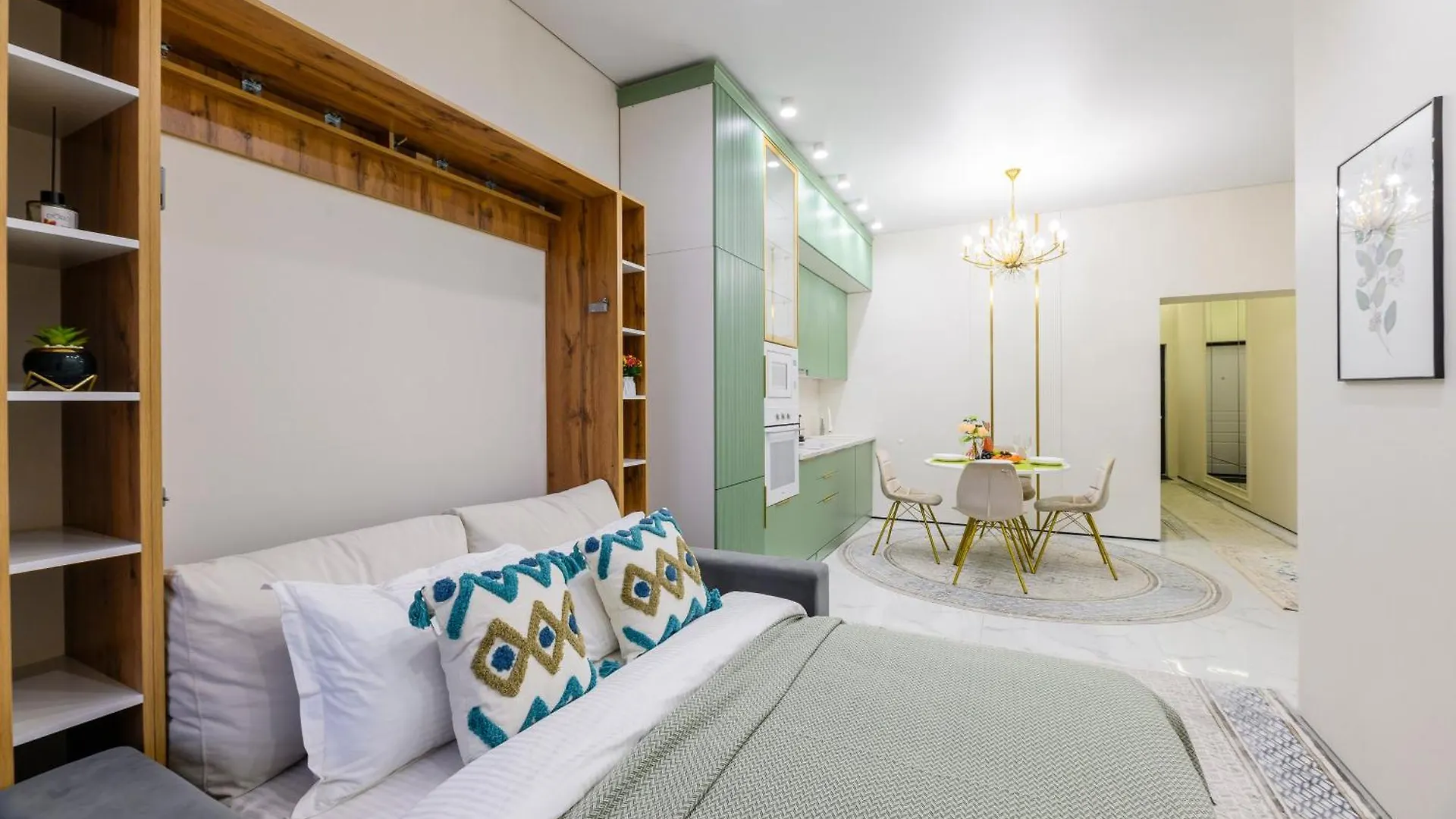 Гармония Пространства Рядом С Трц Mega На Розыбакиева Apartment Almaty